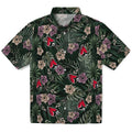 Ball State Cardinals Hawaiian Shirt - Hibiscus Leaves Pattern | Hula Hawaiian Shirts