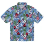 Ball State Cardinals Hawaiian Shirt - Pineapple Bouquet | Hula Hawaiian Shirts