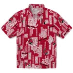 Ball State Cardinals Hawaiian Shirt - Turtle Lines | Hula Hawaiian Shirts