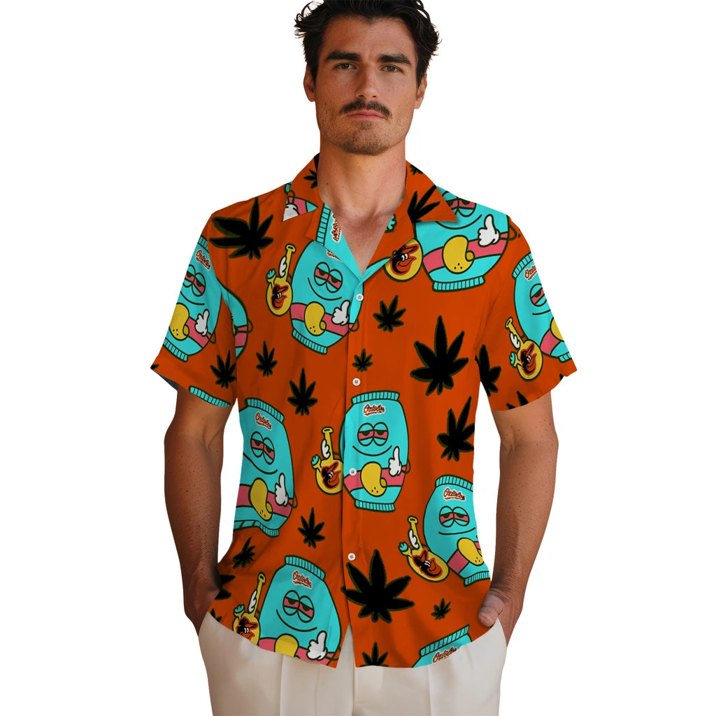 Baltimore Orioles Hawaiian Shirt - Chill Vibe | Hula Hawaiian Shirts