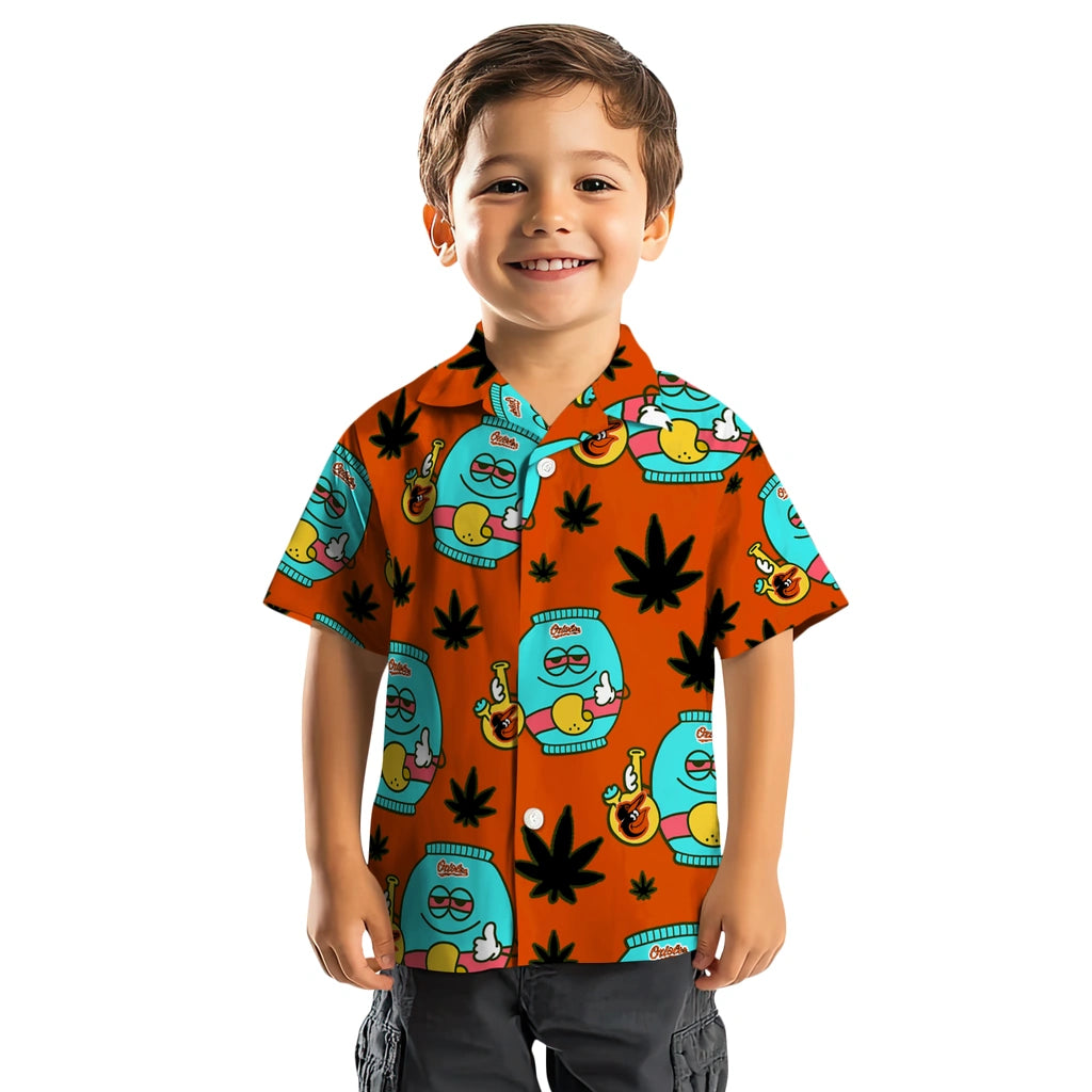 Baltimore Orioles Hawaiian Shirt - Chill Vibe | Hula Hawaiian Shirts