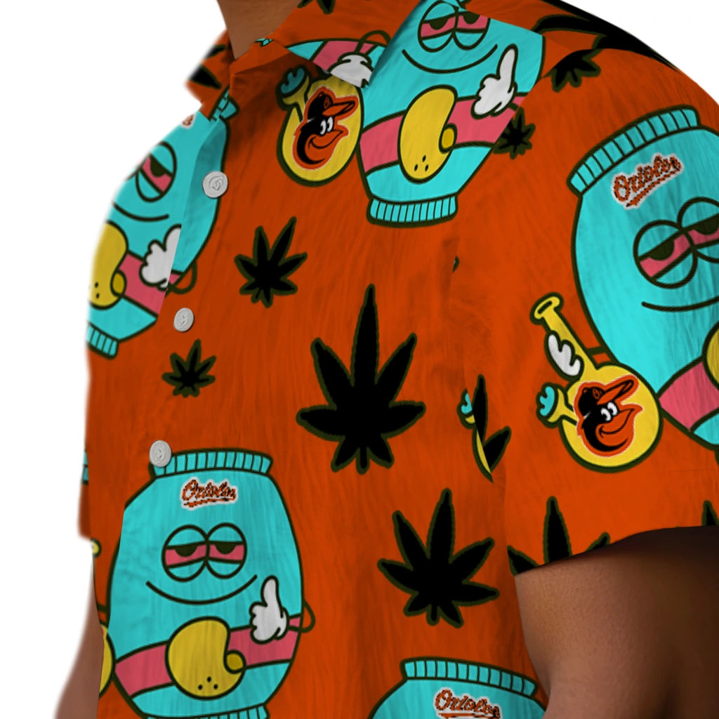 Baltimore Orioles Hawaiian Shirt - Chill Vibe | Hula Hawaiian Shirts