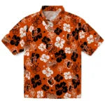 Baltimore Orioles Hawaiian Shirt - Hibiscus Flower Design | Hula Hawaiian Shirts