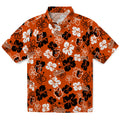 Baltimore Orioles Hawaiian Shirt - Hibiscus Flower Design | Hula Hawaiian Shirts