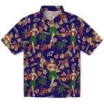 Baltimore Ravens Hawaiian Shirt - Hawaiian Girls Design | Hula Hawaiian Shirts