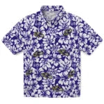 Baltimore Ravens Hawaiian Shirt - Hibiscus Motif | Hula Hawaiian Shirts
