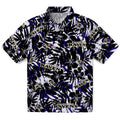 Baltimore Ravens Hawaiian Shirt - Hibiscus Overlay | Hula Hawaiian Shirts
