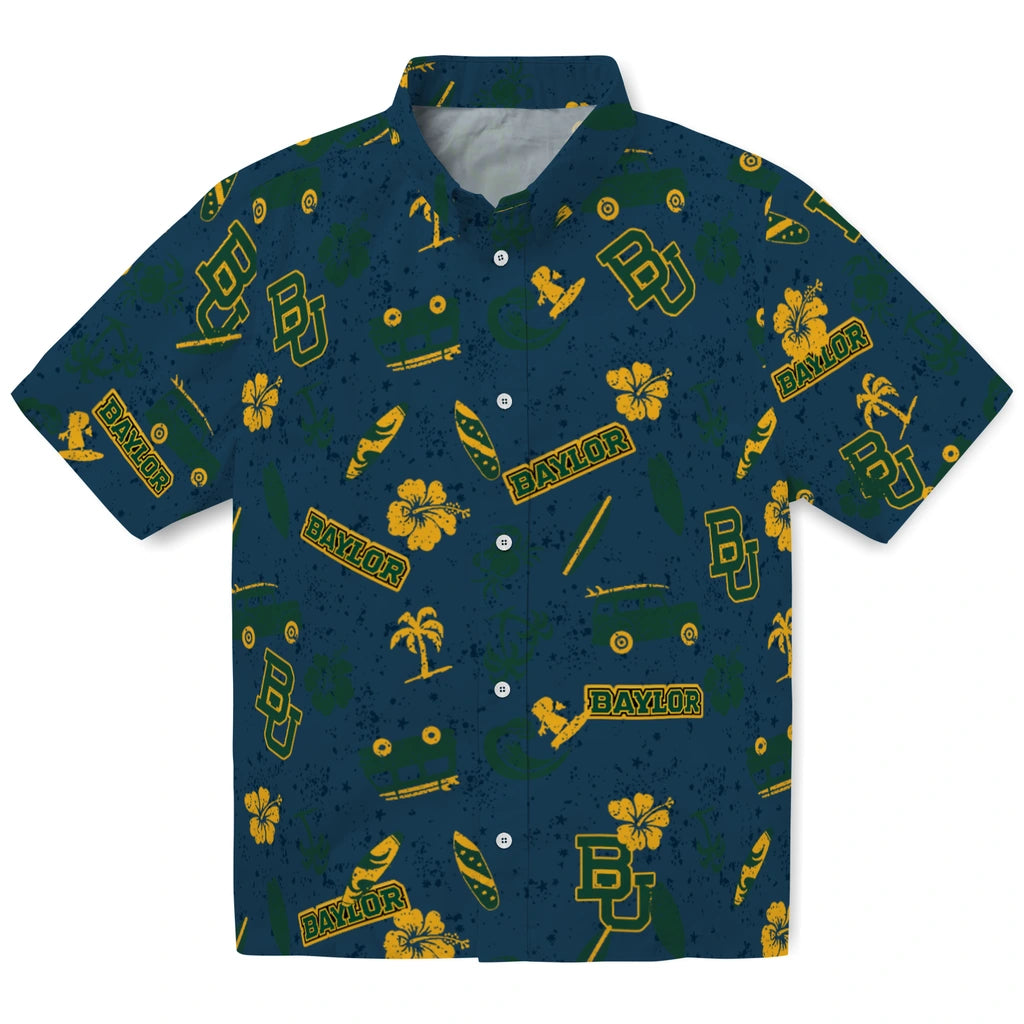 Baylor Bears Hawaiian Shirt - Beach Vibe | Hula Hawaiian Shirts