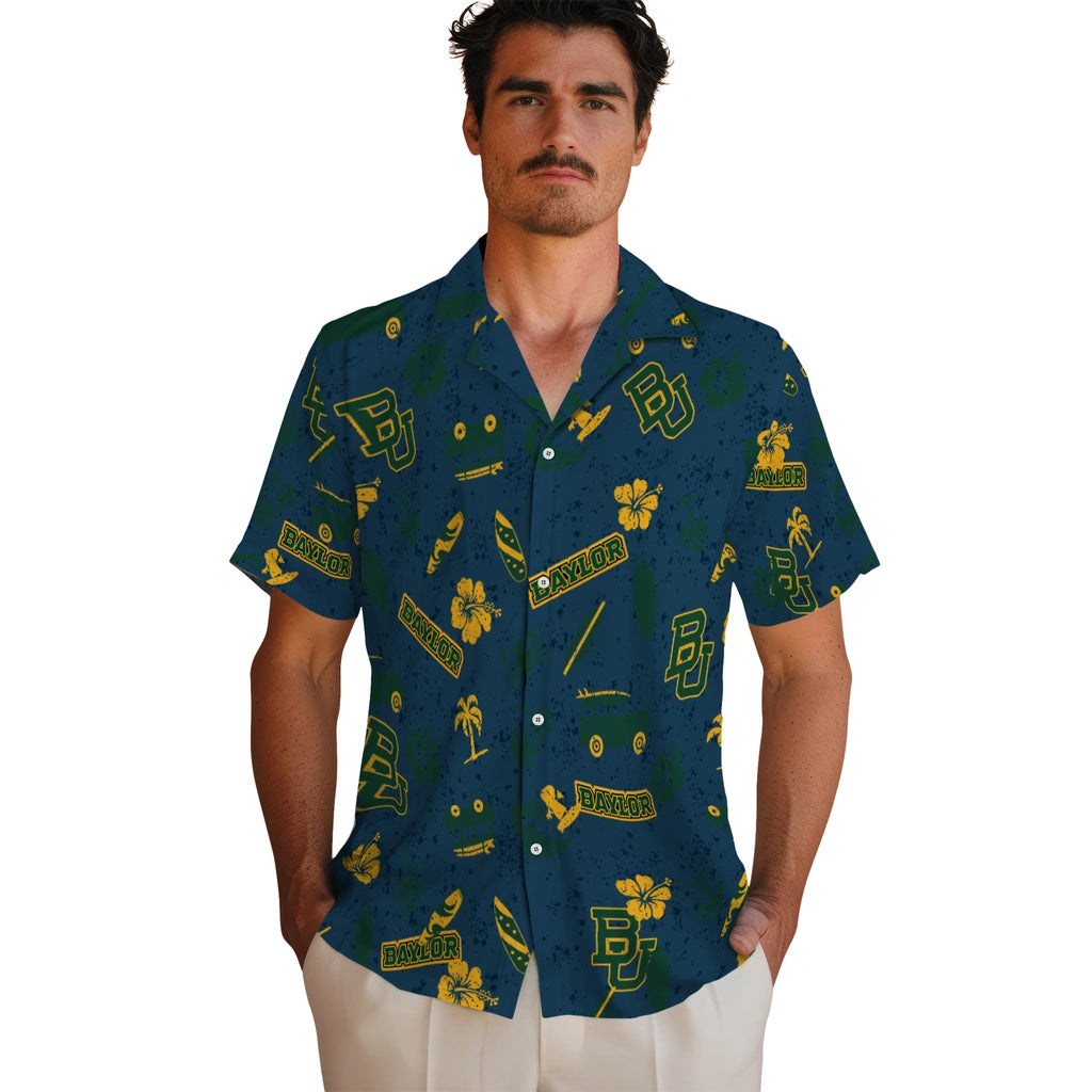 Baylor Bears Hawaiian Shirt - Beach Vibe | Hula Hawaiian Shirts