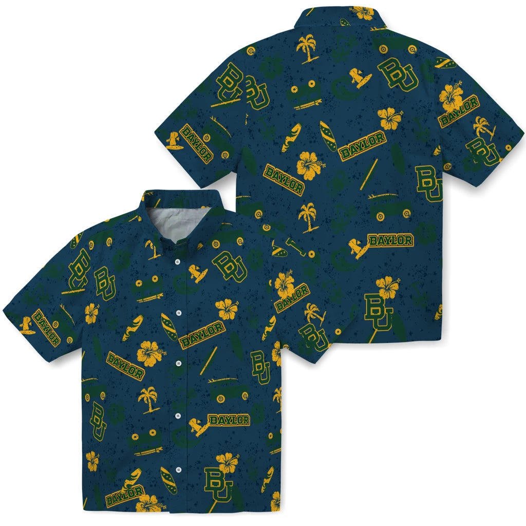 Baylor Bears Hawaiian Shirt - Beach Vibe | Hula Hawaiian Shirts