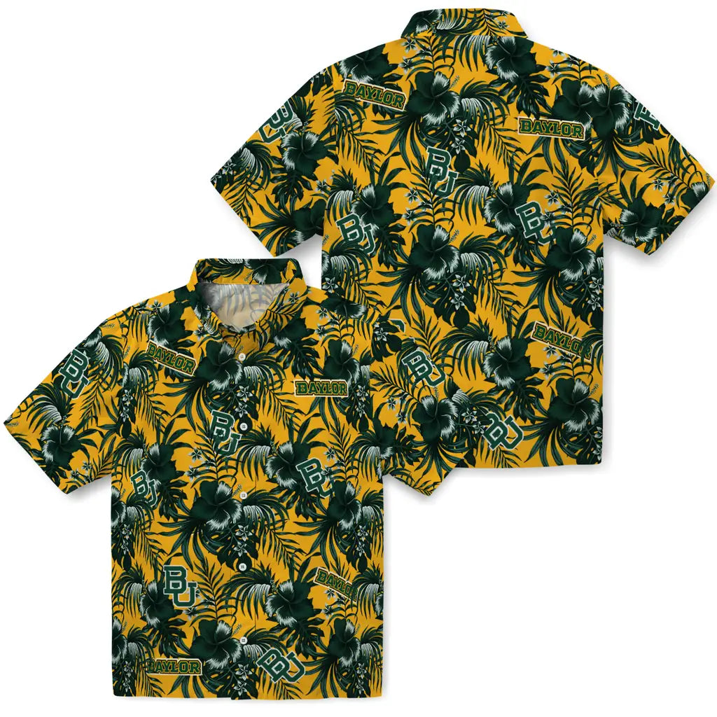 Baylor Bears Hawaiian Shirt - Hibiscus Exotic | Hula Hawaiian Shirts