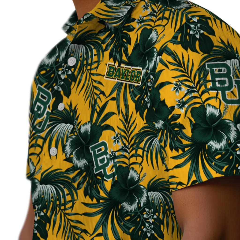 Baylor Bears Hawaiian Shirt - Hibiscus Exotic | Hula Hawaiian Shirts