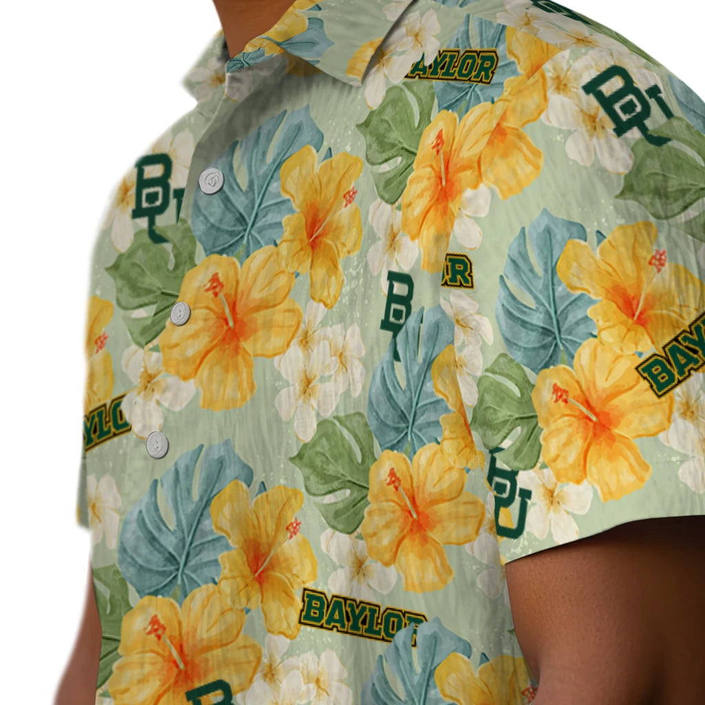 Baylor Bears Hawaiian Shirt - Hibiscus Mood | Hula Hawaiian Shirts