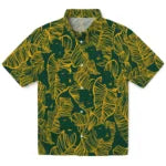 Baylor Bears Hawaiian Shirt - Leaf Outline | Hula Hawaiian Shirts