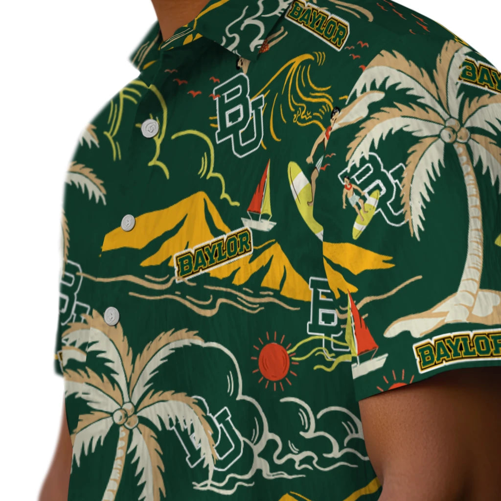 Baylor Bears Hawaiian Shirt - Palm Tree Island | Hula Hawaiian Shirts