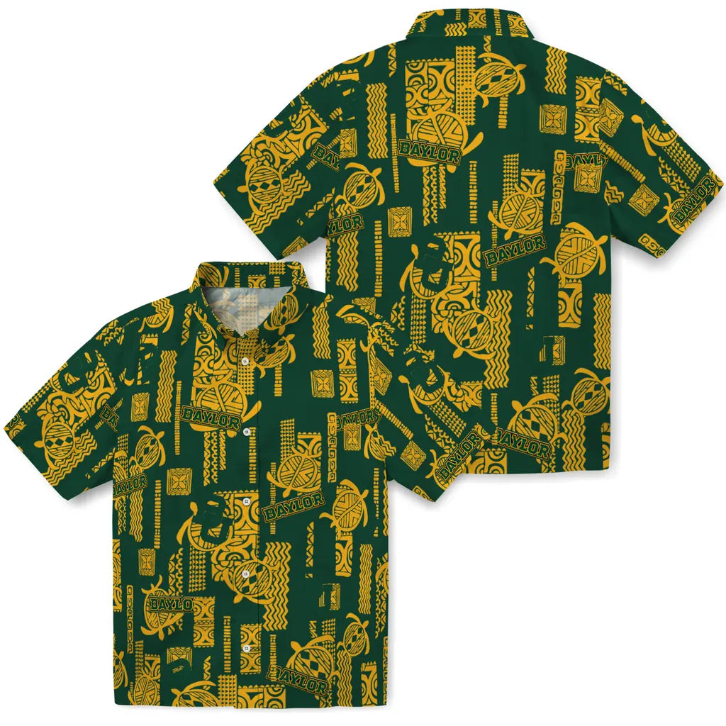 Baylor Bears Hawaiian Shirt - Turtle Lines | Hula Hawaiian Shirts