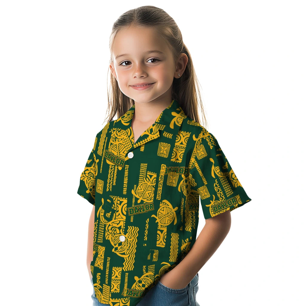 Baylor Bears Hawaiian Shirt - Turtle Lines | Hula Hawaiian Shirts