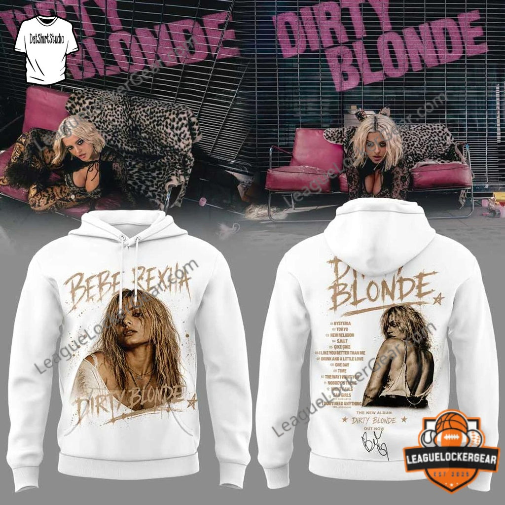 Bebe Rexha Dirty Blonde Album Hoodie - LeagueLockerGear
