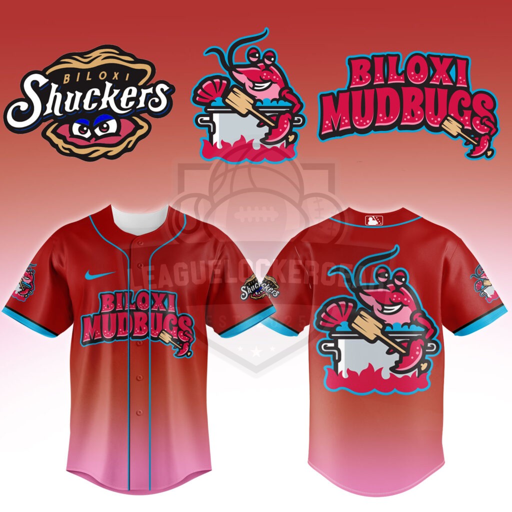 Biloxi Shuckers Biloxi Mudbugs Baseball Jersey and Cap Set - LeagueLockerGear