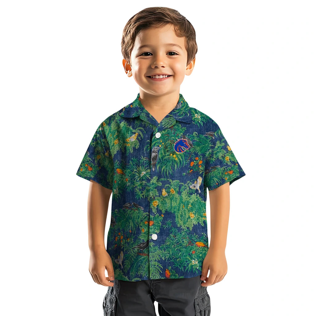 Boise State Broncos Hawaiian Shirt - Bird Canopy | Hula Hawaiian Shirts