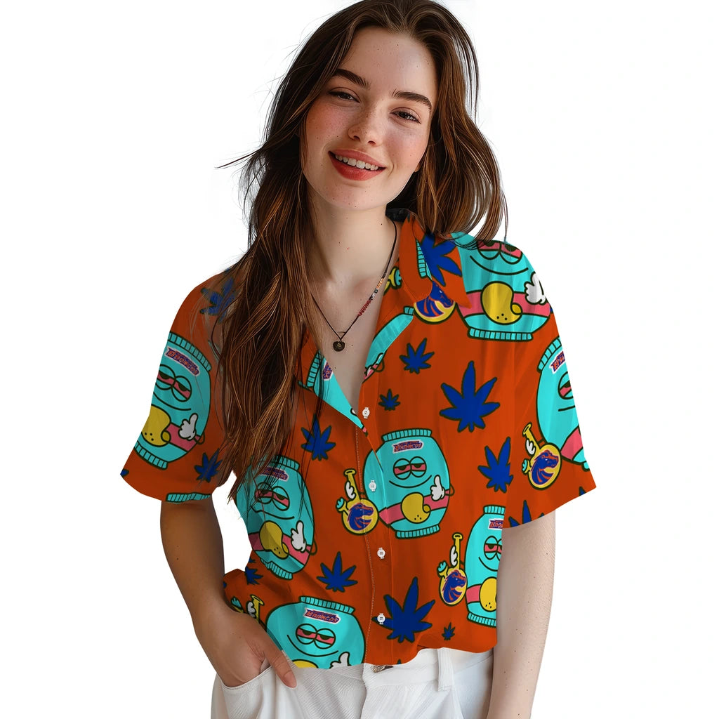 Boise State Broncos Hawaiian Shirt - Chill Vibe | Hula Hawaiian Shirts