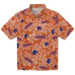 Boise State Broncos Hawaiian Shirt - Hibiscus Oasis | Hula Hawaiian Shirts