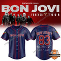 Bon Jovi Forever Tour 1983 Signed Baseball Jersey - LeagueLockerGear