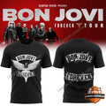 Bon Jovi Forever Tour Black T-Shirt - LeagueLockerGear