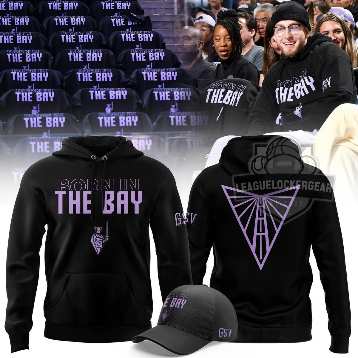 Golden State Valkyries 2026 Born in The Bay Hoodie - LeagueLockerGear