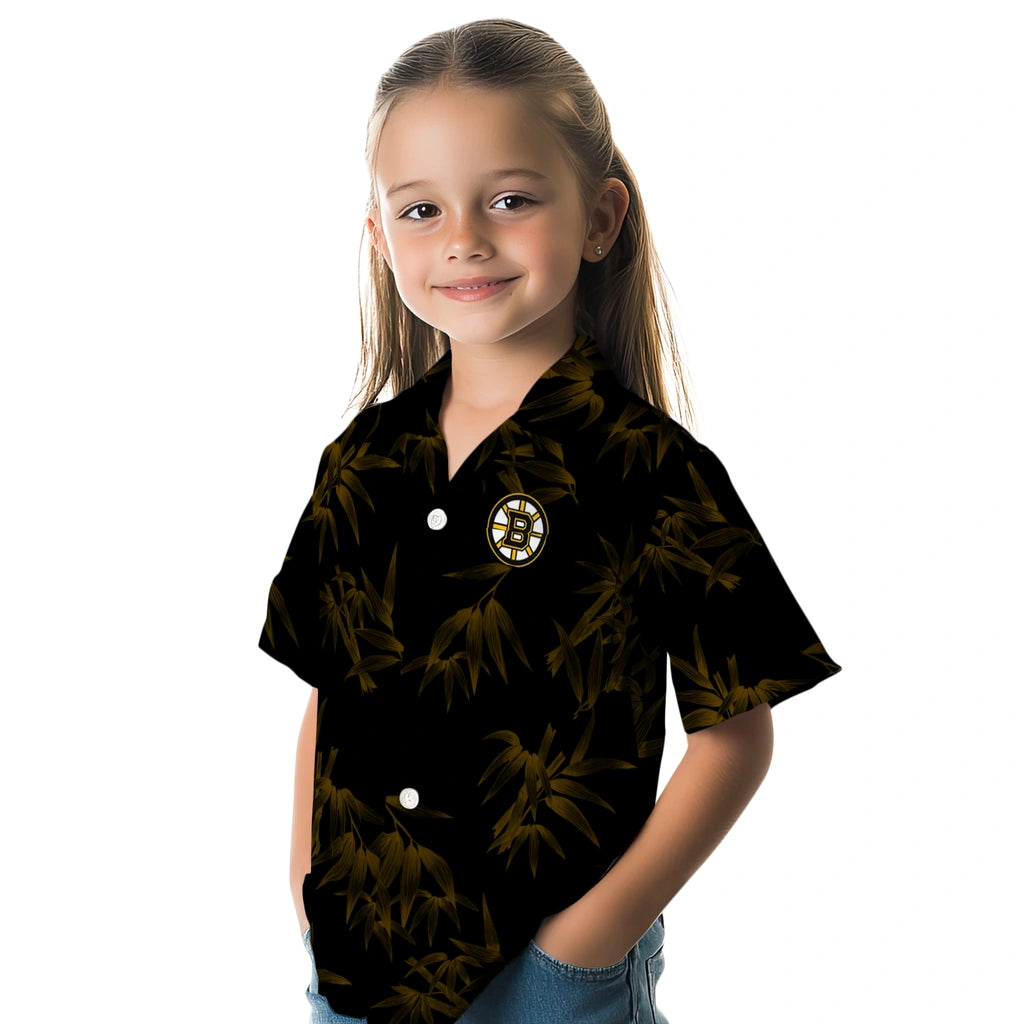 Boston Bruins Hawaiian Shirt - Bamboo Branches | Hula Hawaiian Shirts