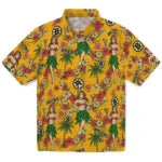 Boston Bruins Hawaiian Shirt - Hawaiian Girls Design | Hula Hawaiian Shirts