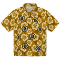 Boston Bruins Hawaiian Shirt - Hibiscus Cluster | Hula Hawaiian Shirts