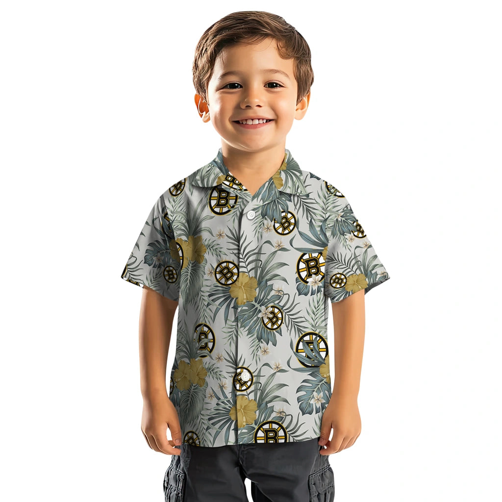 Boston Bruins Hawaiian Shirt - Hibiscus Designs | Hula Hawaiian Shirts