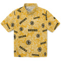Boston Bruins Hawaiian Shirt - Hibiscus Oasis | Hula Hawaiian Shirts