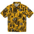 Boston Bruins Hawaiian Shirt - Turtle Lines | Hula Hawaiian Shirts