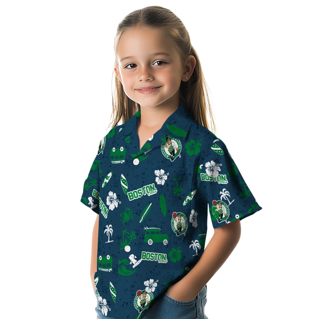 Boston Celtics Hawaiian Shirt - Beach Vibe | Hula Hawaiian Shirts