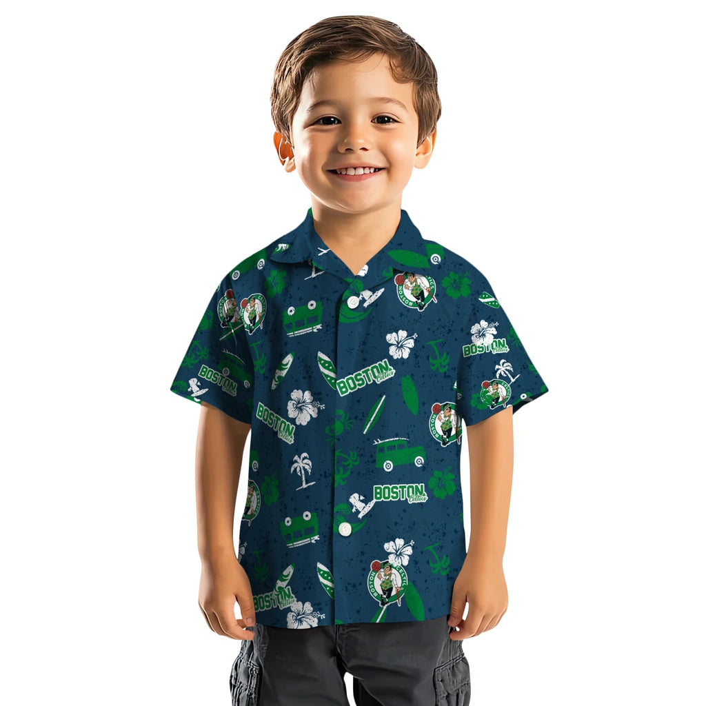 Boston Celtics Hawaiian Shirt - Beach Vibe | Hula Hawaiian Shirts