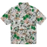 Boston Celtics Hawaiian Shirt - Hibiscus Seaside | Hula Hawaiian Shirts