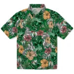 Boston Celtics Hawaiian Shirt - Hibiscus Tiki Jungle | Hula Hawaiian Shirts