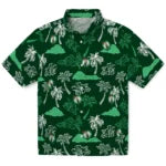 Boston Celtics Hawaiian Shirt - Palm And Clouds | Hula Hawaiian Shirts