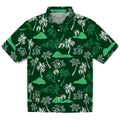 Boston Celtics Hawaiian Shirt - Palm And Clouds | Hula Hawaiian Shirts