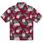 Boston College Eagles Hawaiian Shirt - Flamingo and Hibiscus | Hula Hawaiian Shirts