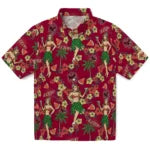 Boston College Eagles Hawaiian Shirt - Hawaiian Girls Design | Hula Hawaiian Shirts