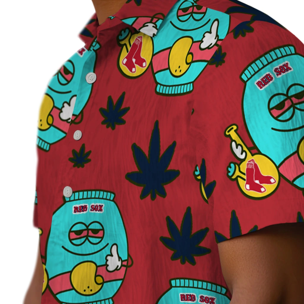 Boston Red Sox Hawaiian Shirt - Chill Vibe | Hula Hawaiian Shirts