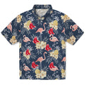 Boston Red Sox Hawaiian Shirt - Flamingo Hibiscus | Hula Hawaiian Shirts