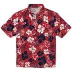 Boston Red Sox Hawaiian Shirt - Hibiscus Flower Design | Hula Hawaiian Shirts