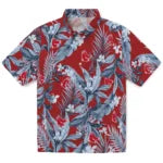 Boston Red Sox Hawaiian Shirt - Palm Leaves | Hula Hawaiian Shirts