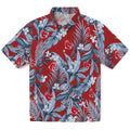 Boston Red Sox Hawaiian Shirt - Palm Leaves | Hula Hawaiian Shirts