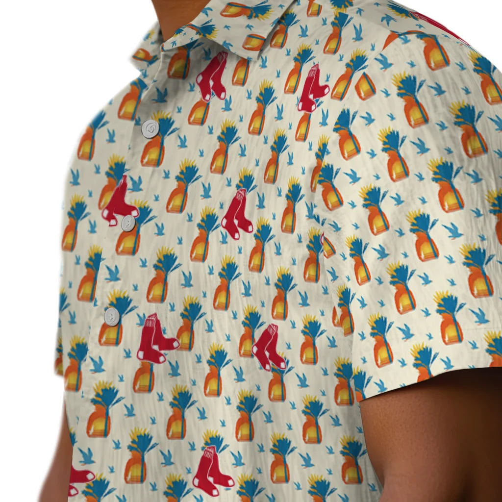 Boston Red Sox Hawaiian Shirt - Pineapple Delight | Hula Hawaiian Shirts