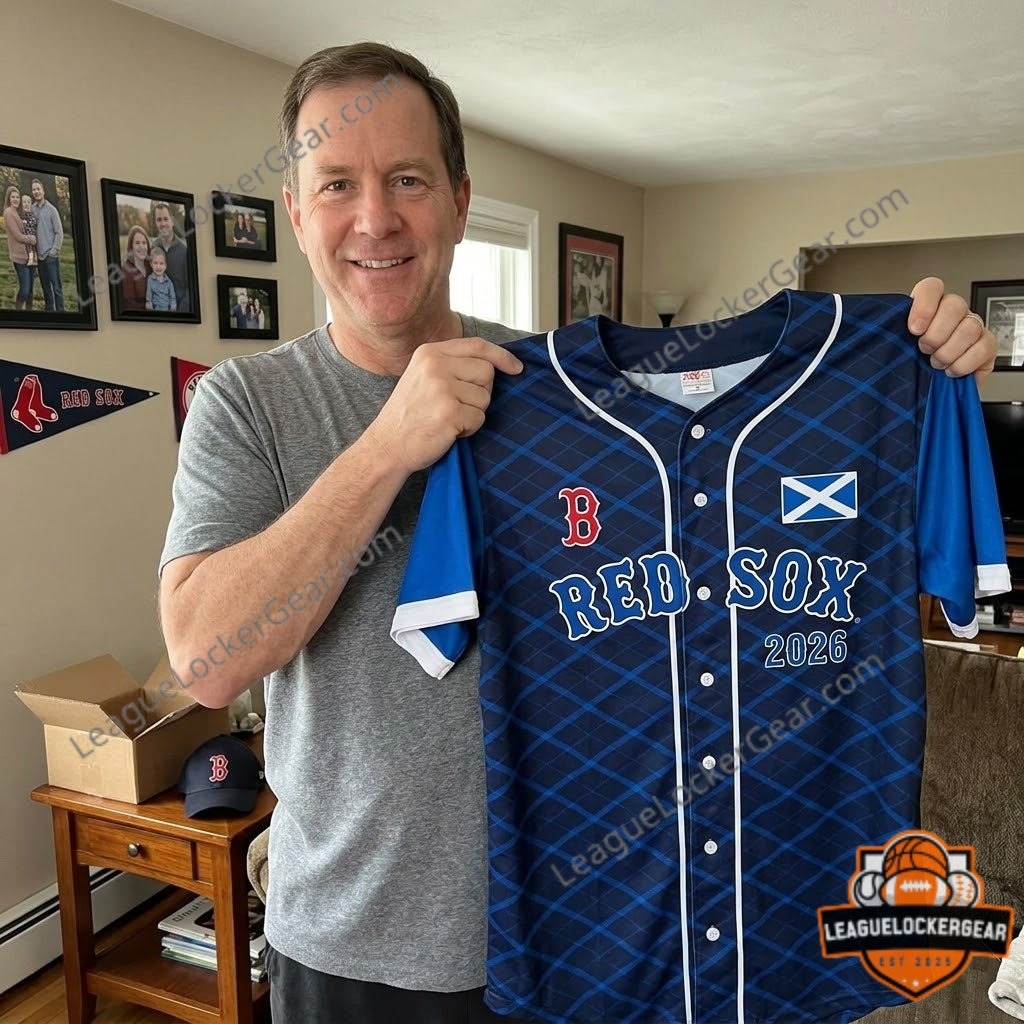Boston Red Sox Scottish Heritage Baseball Jersey - LeagueLockerGear